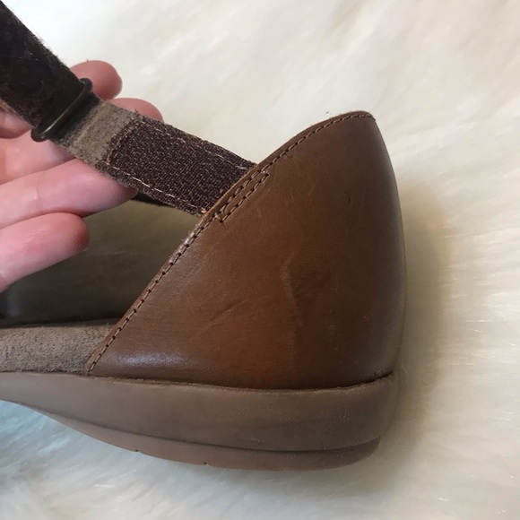 Natural Soul All Thru Comfort ⚜️ Brown Leather Gylo Sandals - Picture 7 of 10